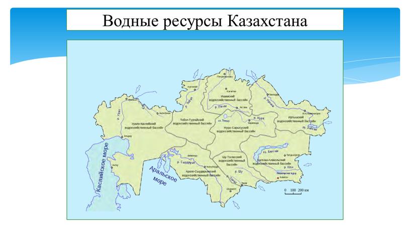 Водные ресурсы Казахстана