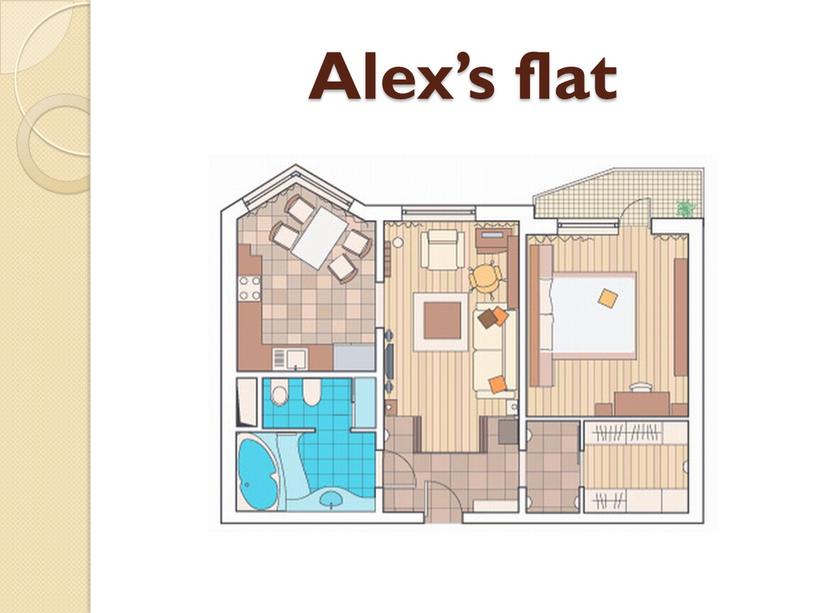 Alex’s flat