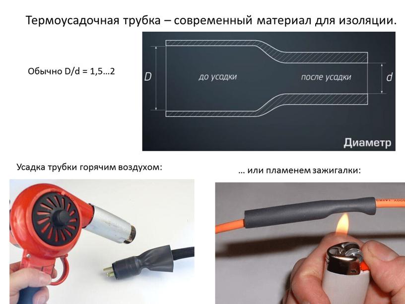 Термоусадочная трубка – современный материал для изоляции