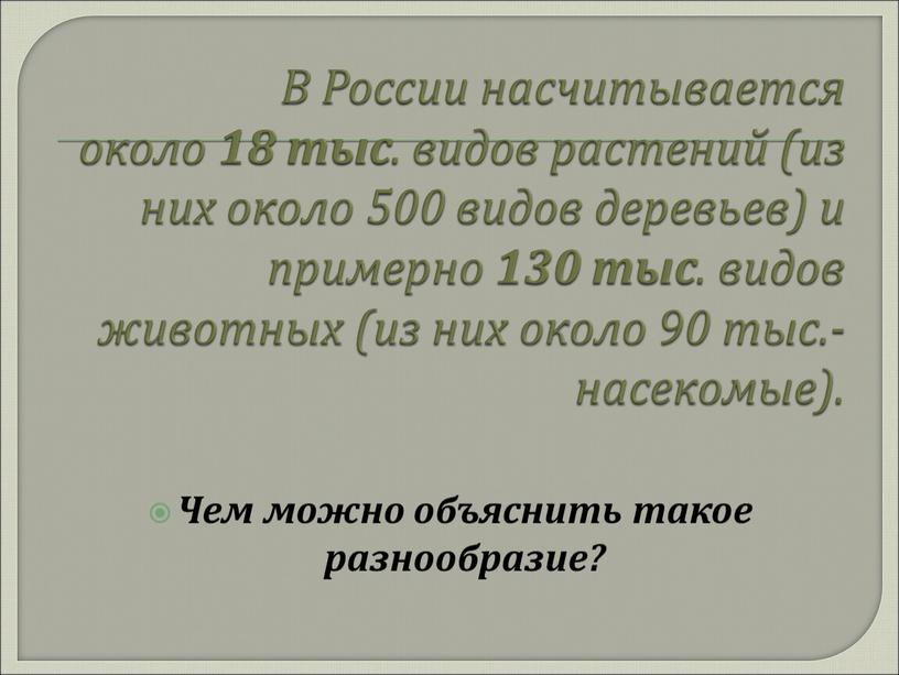 В России насчитывается около 18 тыс