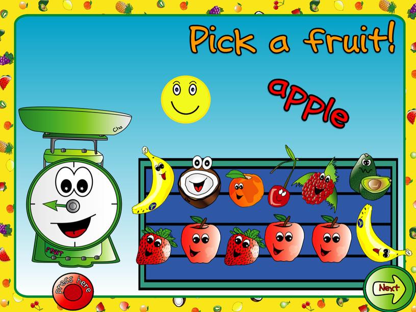 Игра-презентация по английскому языку на тему:"At the fruit shop"