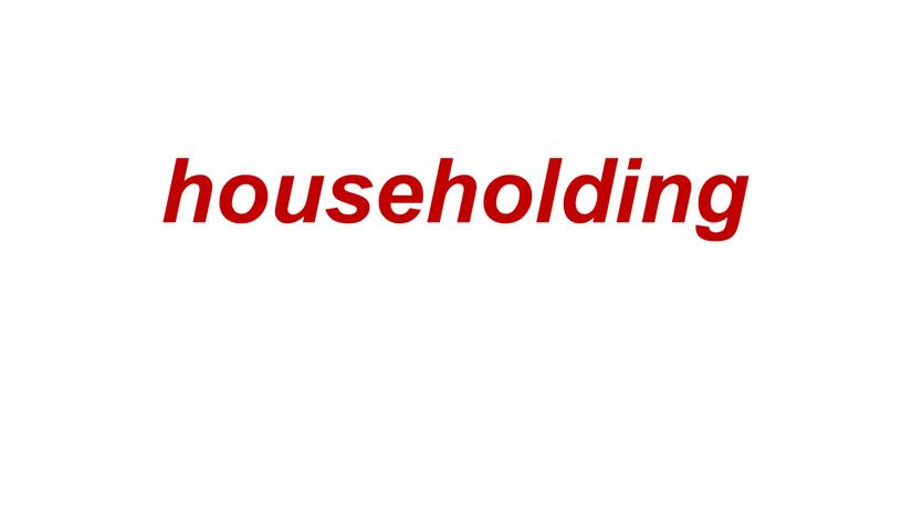 householding
