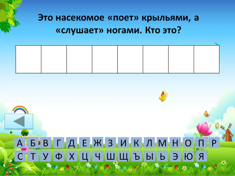 Это насекомое «поет» крыльями, а «слушает» ногами