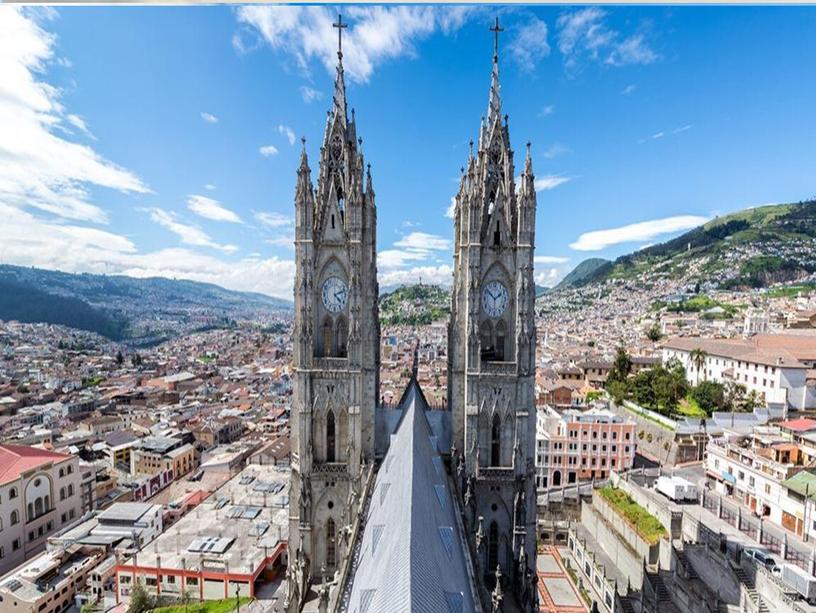 Quito is the capital of Ecuador, built on the foundations of the ancient city of the