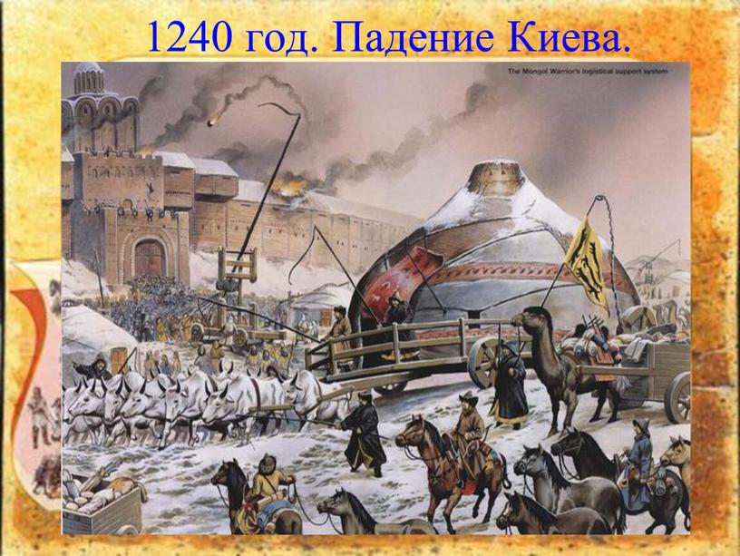 1240 год. Падение Киева.