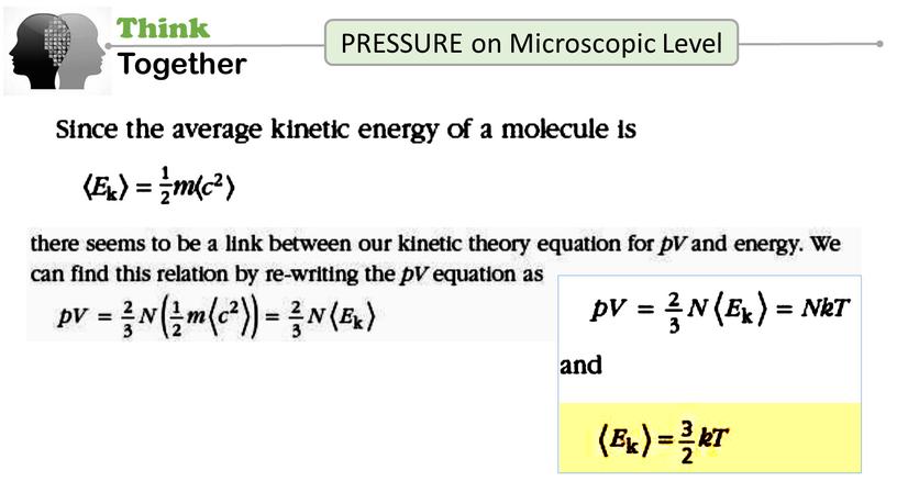 Think Together PRESSURE on Microscopic