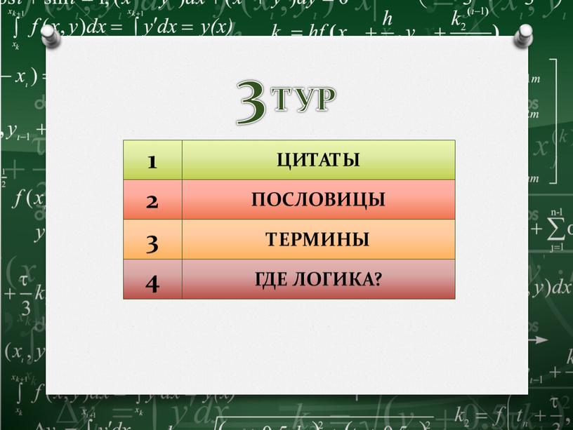 ЦИТАТЫ ПОСЛОВИЦЫ ТЕРМИНЫ 3 ТУР 4