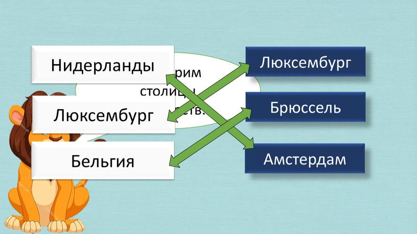 Повторим столицы государств. Нидерланды