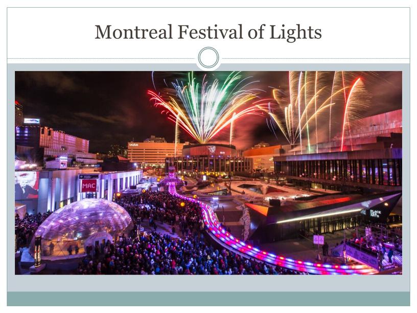 Montreal Festival of Lights