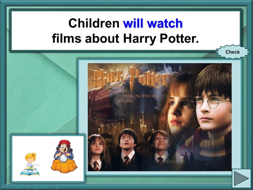 Children (watch) films about Harry