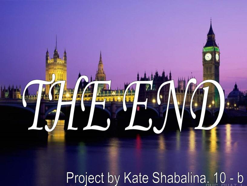 THE END Project by Kate Shabalina
