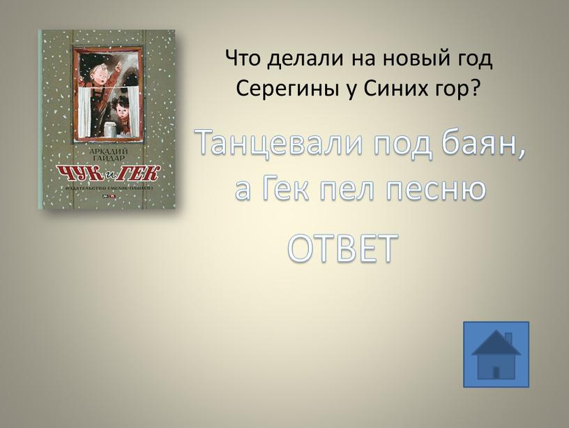 Что делали на новый год Серегины у