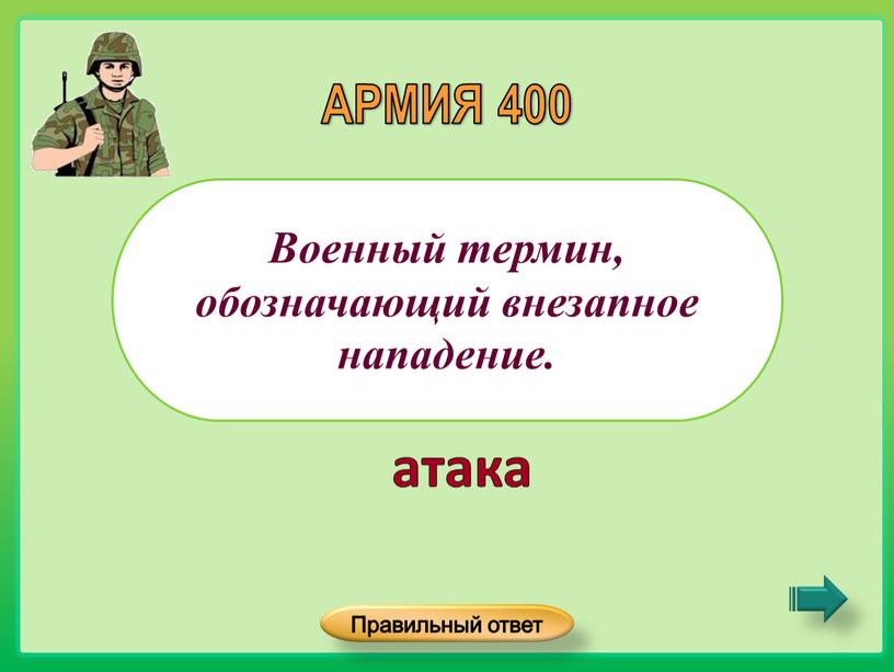 Военный термин, обозначающий внезапное нападение