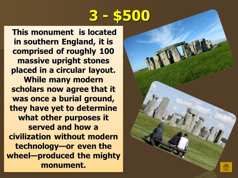 This monument is located in southern