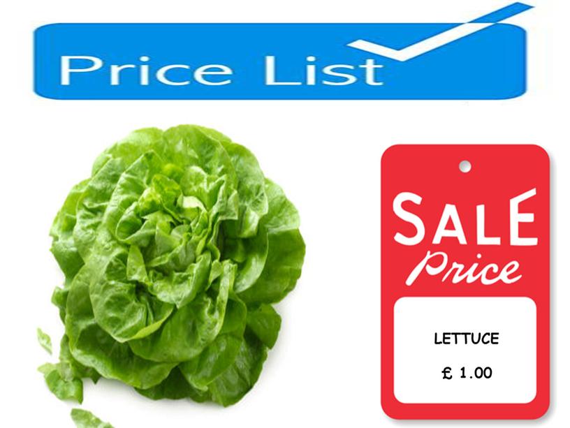 LETTUCE £ 1.00