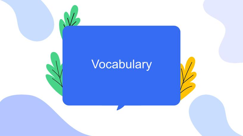 Vocabulary