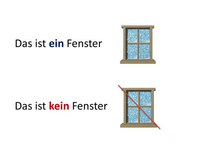 Das ist ein Fenster Das ist kein