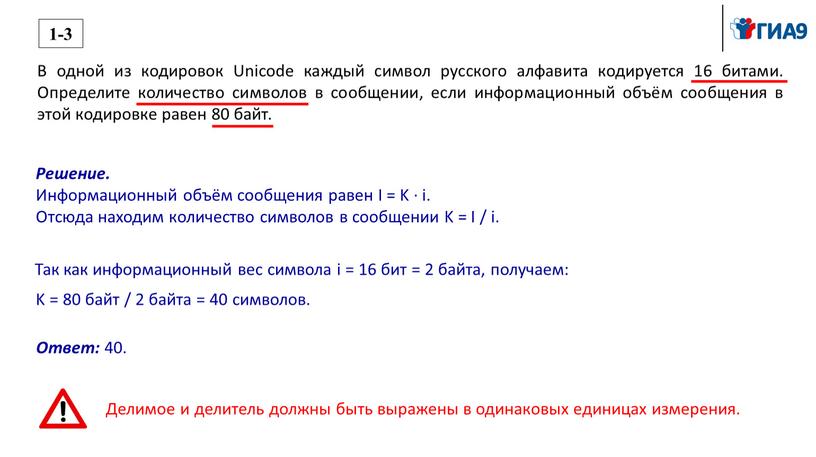 В одной из кодировок Unicode каждый символ русского алфавита кодируется 16 битами