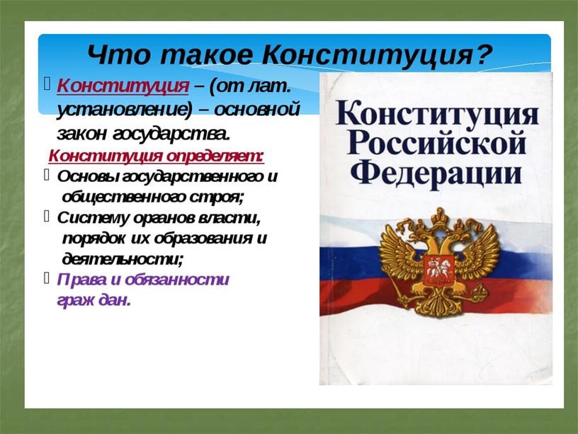 Презентация к уроку обществознания "На пути к современной конституции" 8 класс