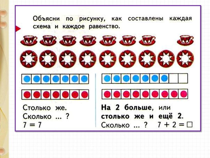 Презентация по математике на тему "Задачи на уменьшение числа на несколько единиц" 1 класс