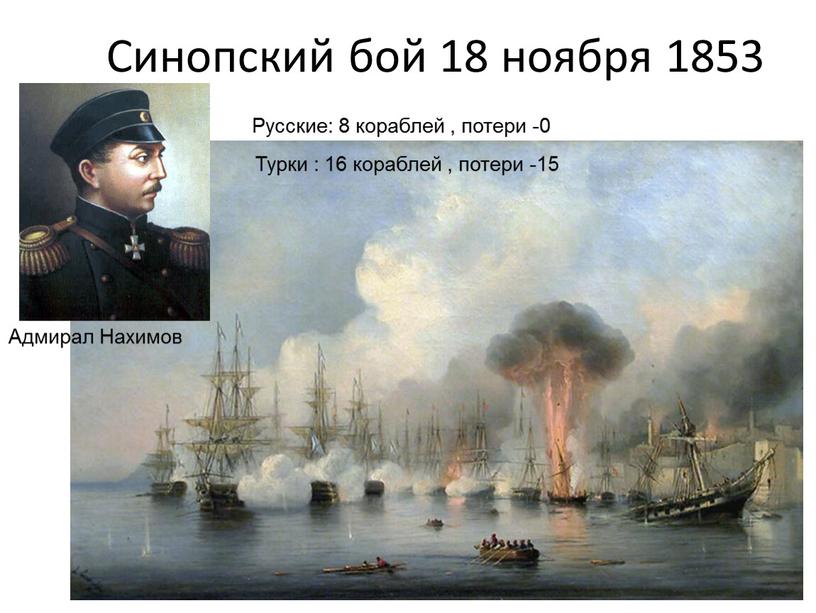 Синопский бой 18 ноября 1853 Адмирал
