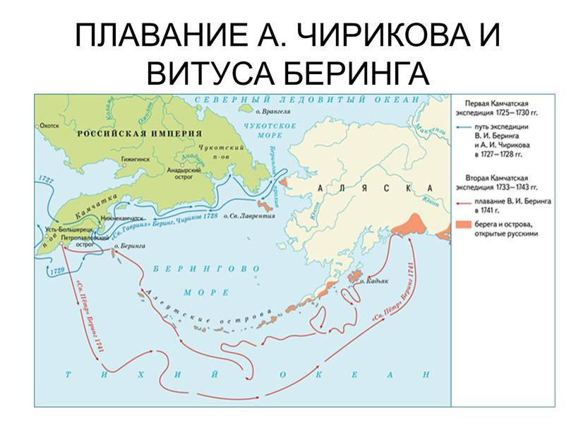 ПЛАВАНИЕ А. ЧИРИКОВА И ВИТУСА БЕРИНГА