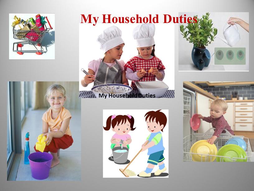 My Household Duties My Household