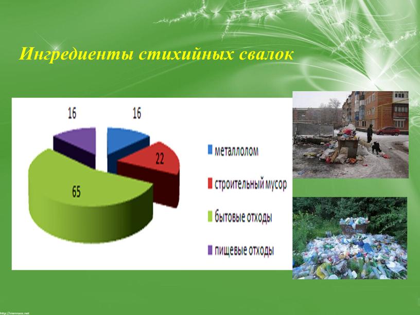 Ингредиенты стихийных свалок