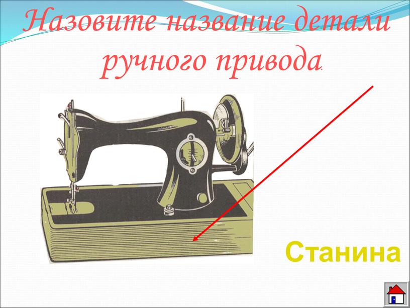 Назовите название детали ручного привода