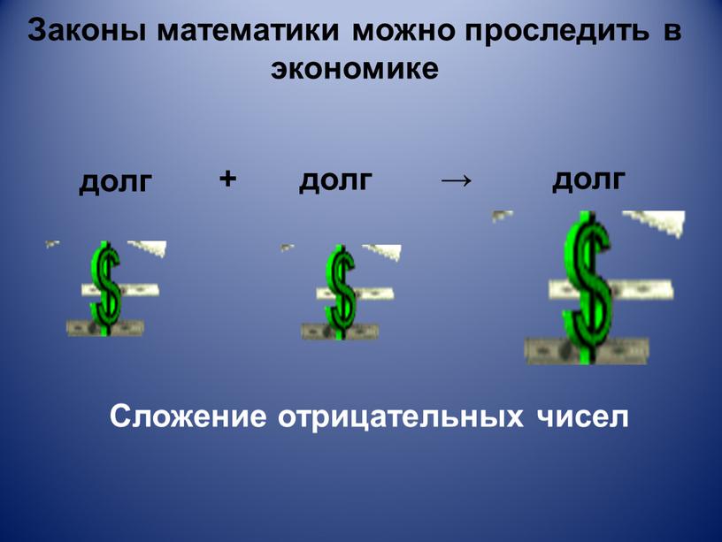 Законы математики можно проследить в экономике