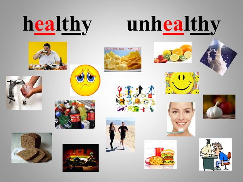 healthy unhealthy