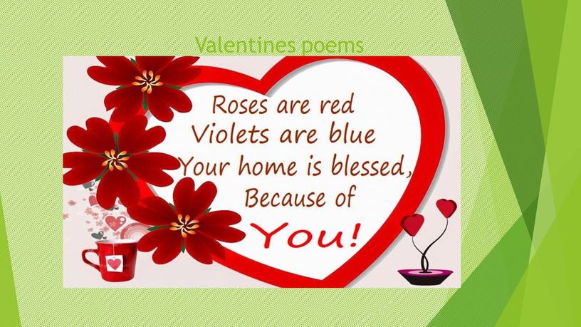 Valentines poems