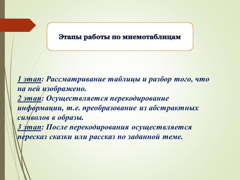 Рассматривание таблицы и разбор того, что на ней изображено