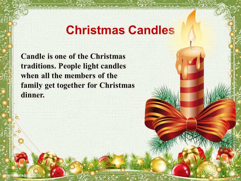 Christmas Candles Candle is one of the