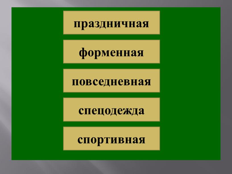 праздничная форменная повседневная спецодежда спортивная