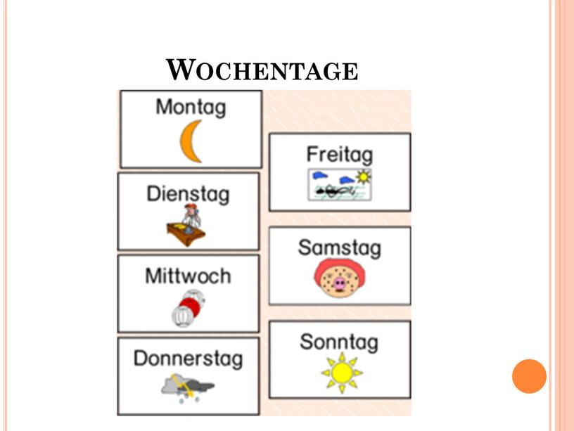 Wochentage