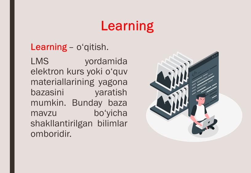 Learning Learning – o‘qitish.