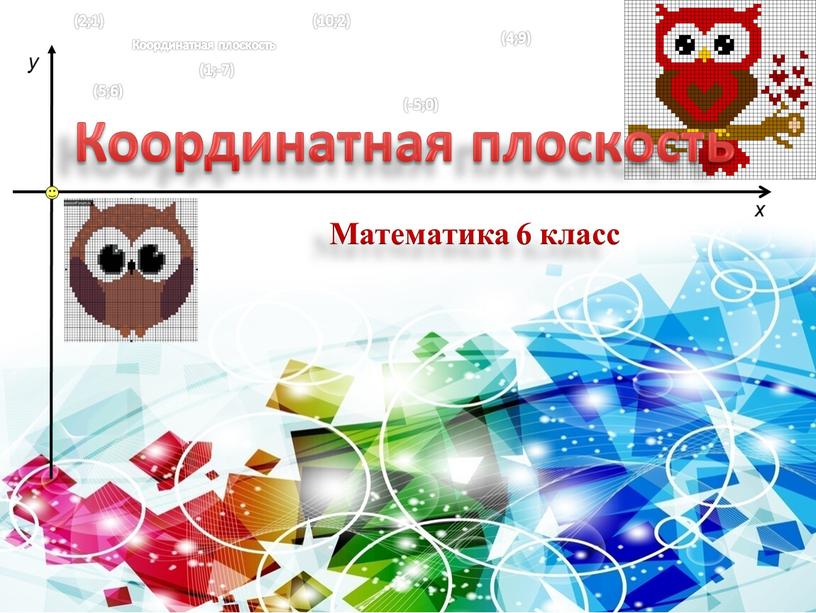 Координатная плоскость Математика 6 класс