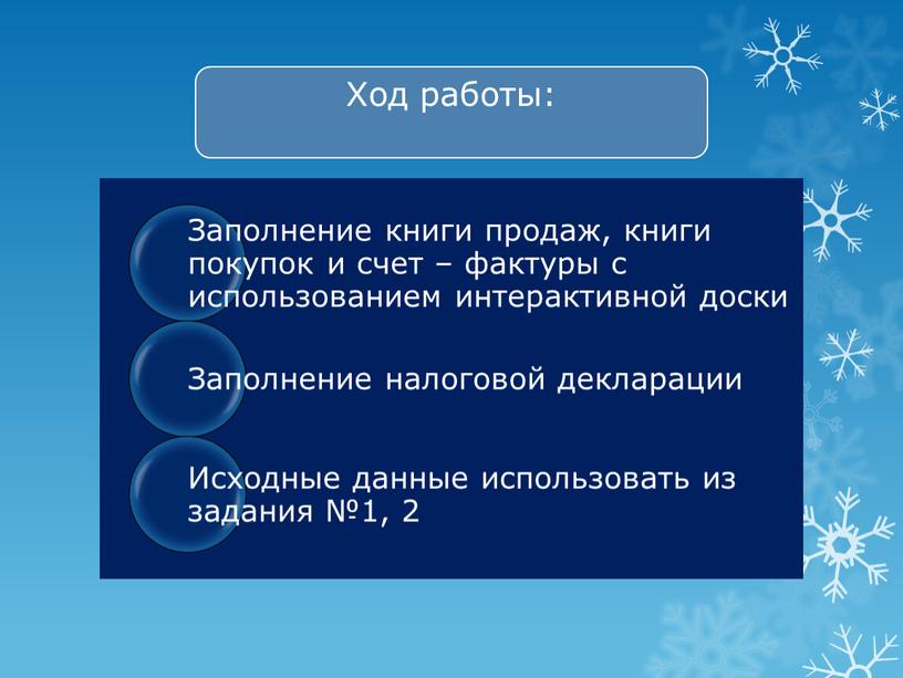 Мдк 5.1 Организация и планирование налоговой деятельности. Тема Заполнение налоговой декларации по НДС