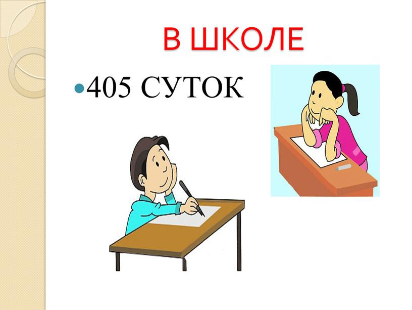 В ШКОЛЕ 405 СУТОК