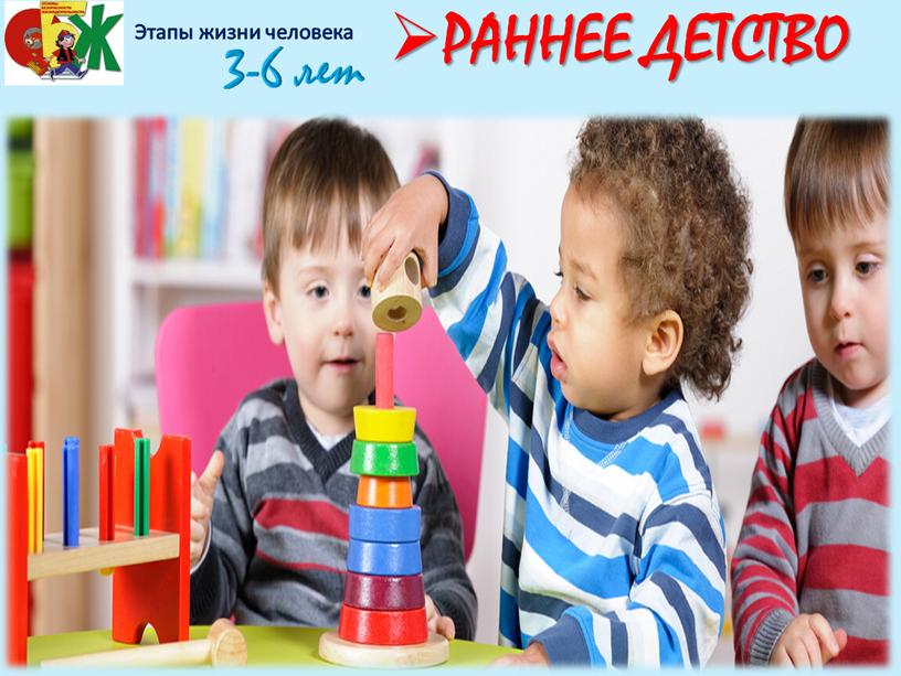 Этапы жизни человека РАННЕЕ ДЕТСТВО 3-6 лет