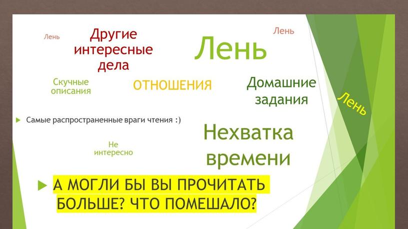 Презентация "Влияние книг на жизнь человека"