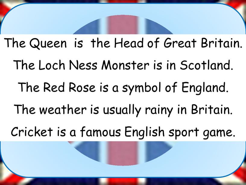 The Queen is the Head of Great