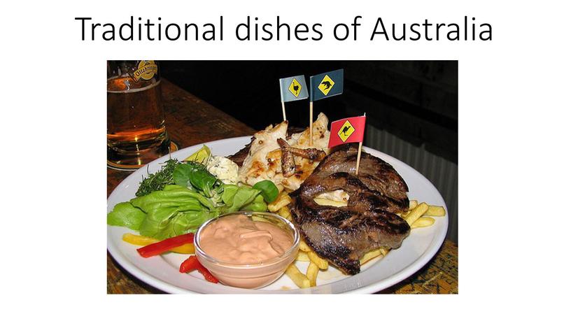 Traditional dishes of Australia