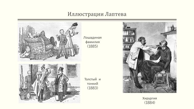 Иллюстрации Лаптева Хирургия (1884)