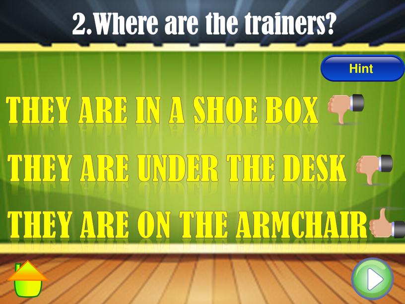 Where are the trainers? They are