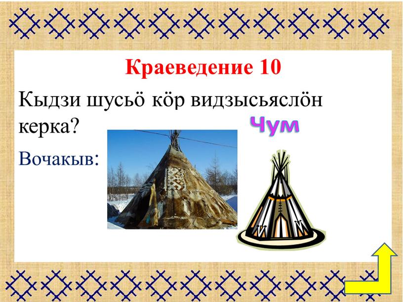 Краеведение 10 Кыдзи шусьӧ кӧр видзысьяслӧн керка?