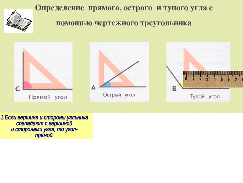 Урок математики 4 класс  "Угол и его обозначение. Виды углов"