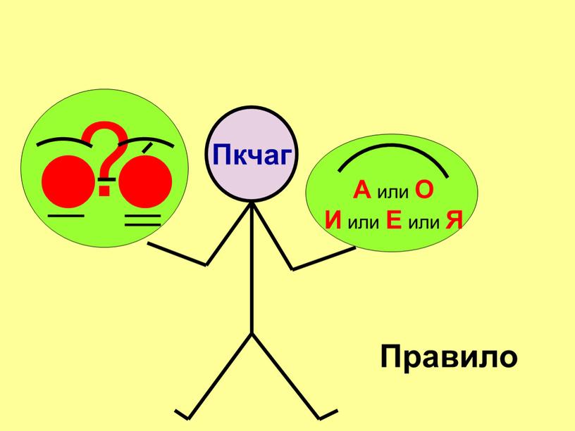 Пкчаг А или О И или Е или