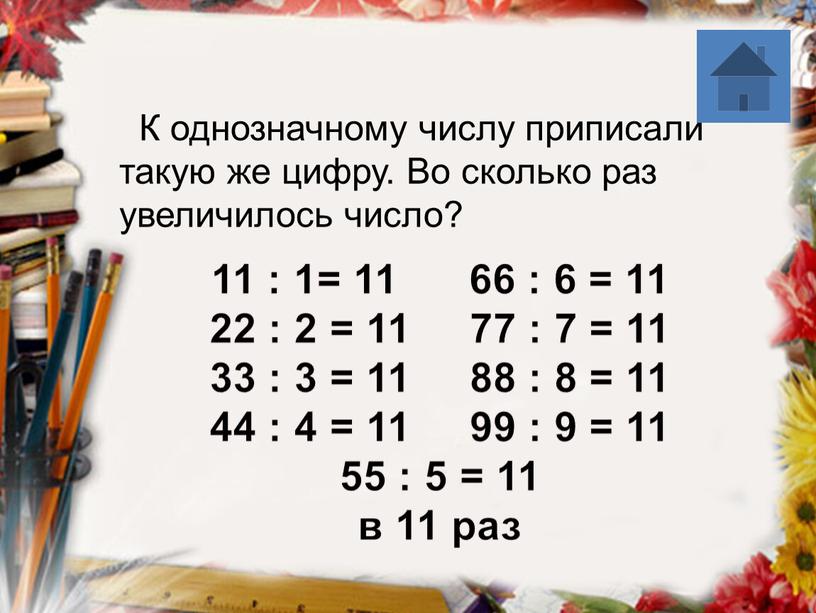 К однозначному числу приписали такую же цифру